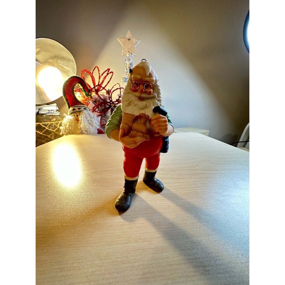 Hallmark On The Right Track Santa Vintage Collectible